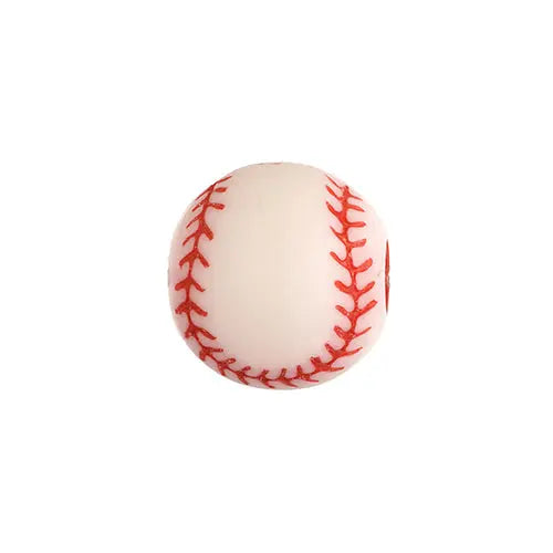 Acrylic Sports Bead Baseball 11x12mm