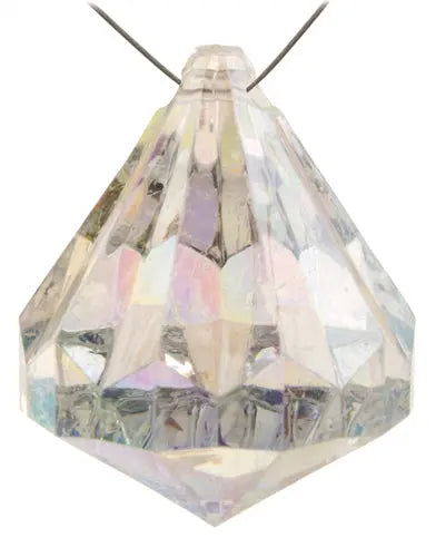 Acrylic Macro Drop Crystal 38x30mm