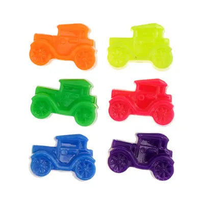 Acrylic Beads - Autos 25mm Neon Multi - Cosplay Supplies Inc