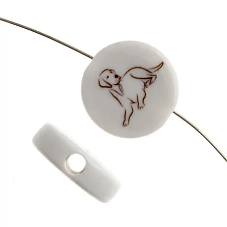 Bead Discs 19mm Dog