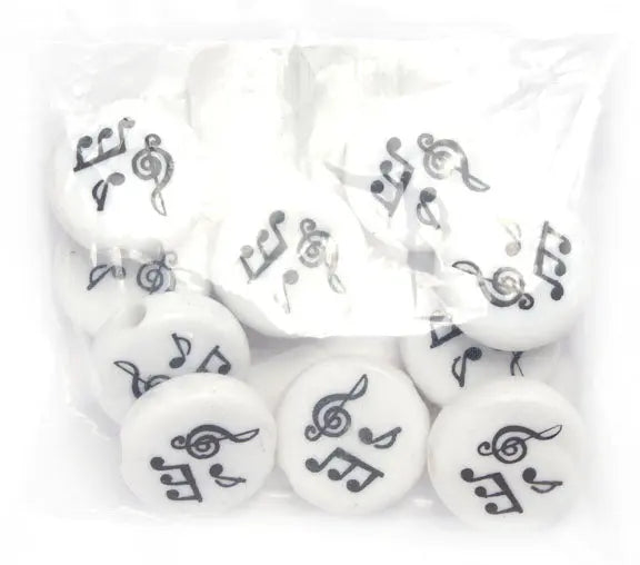 Bead Discs 19mm Musical Notes