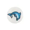 Bead Discs 19mm Dolphin Blue