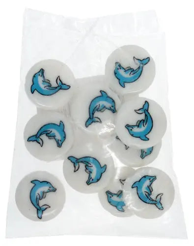 Bead Discs 19mm Dolphin Blue