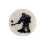 Bead Discs 19mm Hockey Player