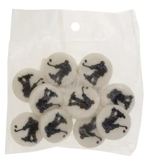 Bead Discs 19mm Hockey Player