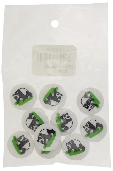 Bead Discs 19mm Panda