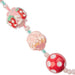 Super Cute Acrylic Bead Roses/Candy/Polkadot 5in Strand Light Pink/Fuchsia