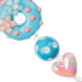 Super Cute Acrylic Bead Heart/Donut/Polkadot 5in Strand