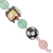 Super Cute Acrylic Bead Polkadot/Round/Square 5in Strand Light Green/Light Pink/Black/Red