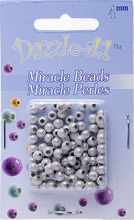 Miracle Bead Round Transparent 100pcs 4mm