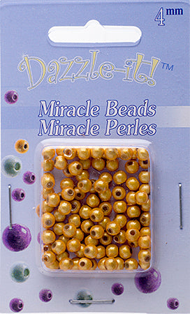 Miracle Bead Round Transparent 100pcs 4mm