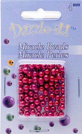 Miracle Bead Round Transparent 100pcs 4mm