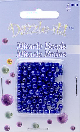 Miracle Bead Round Transparent 100pcs 4mm
