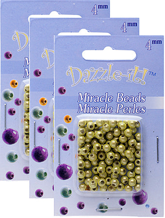Miracle Bead Round Transparent 100pcs 4mm