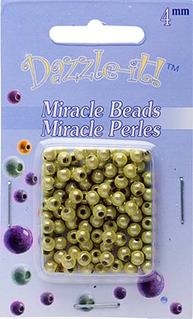 Miracle Bead Round Transparent 100pcs 4mm