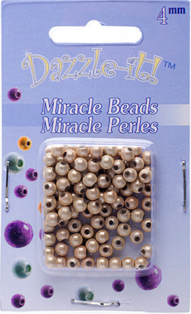 Miracle Bead Round Transparent 100pcs 4mm