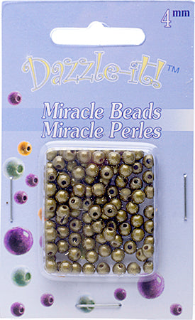 Miracle Bead Round Transparent 100pcs 4mm