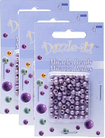 Miracle Bead Round Transparent 100pcs 4mm