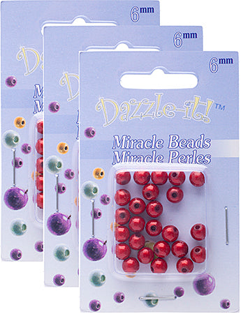 Miracle Bead Round Transparent 25pcs 6mm