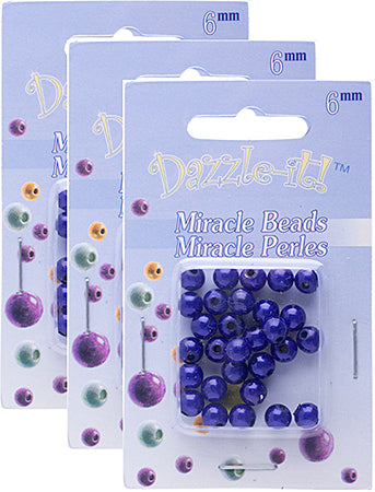 Miracle Bead Round Transparent 25pcs 6mm