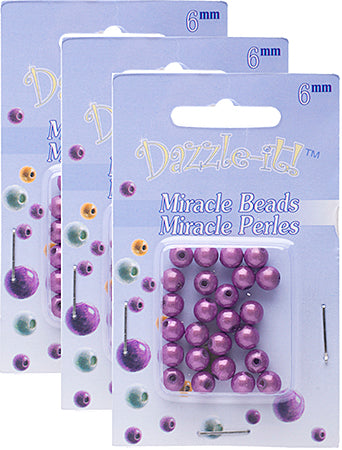 Miracle Bead Round Transparent 25pcs 6mm