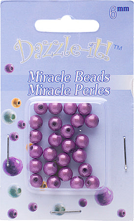 Miracle Bead Round Transparent 25pcs 6mm