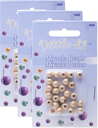 Miracle Bead Round Transparent 25pcs 6mm