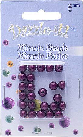 Miracle Bead Round Transparent 25pcs 6mm
