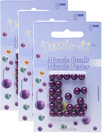 Miracle Bead Round Transparent 25pcs 6mm