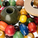 Euro Wood Bead Mix Loose X-Lg. Multi Colour - Cosplay Supplies Inc