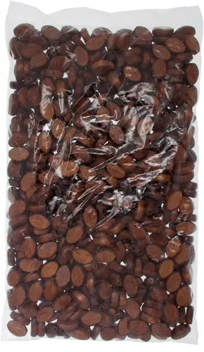 Euro Wood Flat Oval 10x15mm  Large Hole 2.7mm