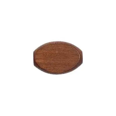 Euro Wood Flat Oval 10x15mm  Large Hole 2.7mm - Cosplay Supplies Inc