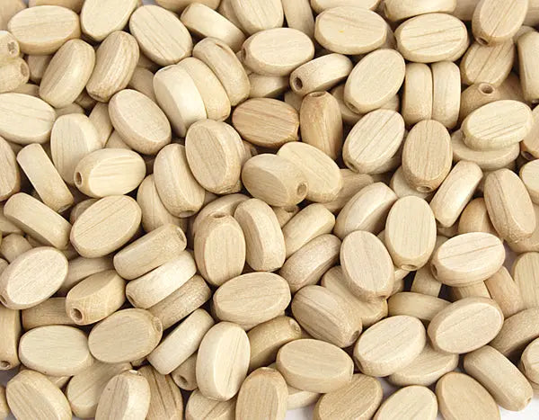 Euro Wood Flat Oval 8x12mm 