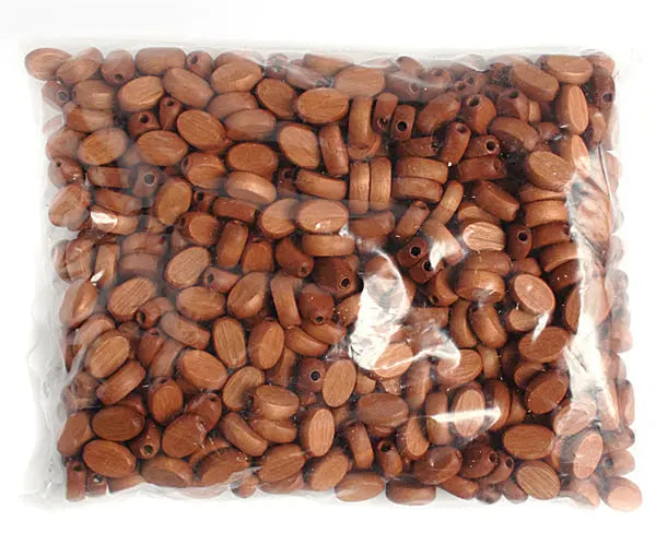 Euro Wood Flat Oval 8x12mm 