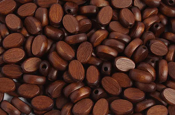 Euro Wood Flat Oval 8x12mm 