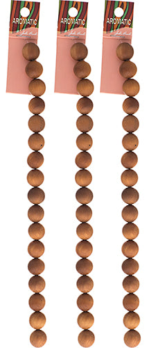 Bead - Sandalwood Round 8in Light Brown Limited