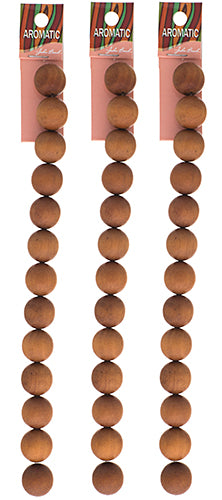 Bead - Sandalwood Round 8in Light Brown Limited