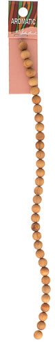 Bead - Cedar Wood Round 8in Natural Limited