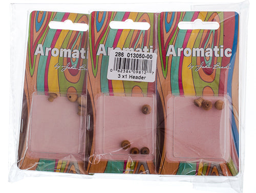 Guru Bead - Cedar Wood Round 6mm Natural 2Sets Limited