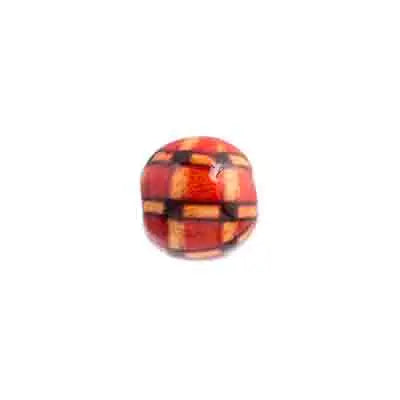 Wooden Bead Round 11mm Mixed Pattern & Color