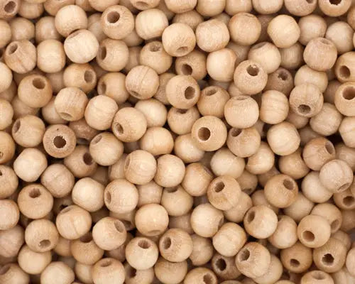 Euro Wood Beads Round 4mm 