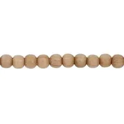Euro Wood Beads Round 4mm - Cosplay Supplies Inc