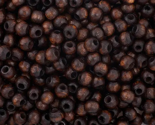 Euro Wood Beads Round 4mm 