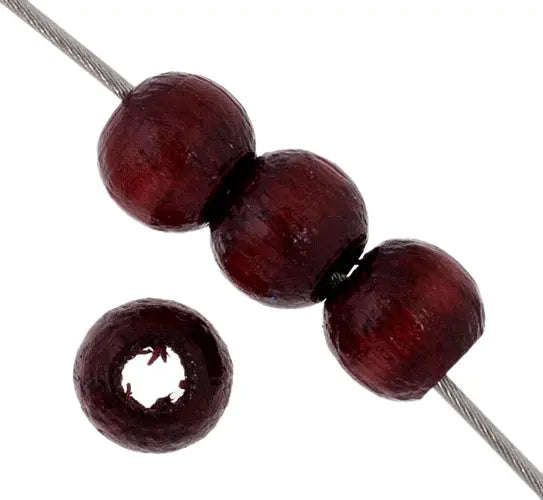 Euro Wood Beads Round 4mm 