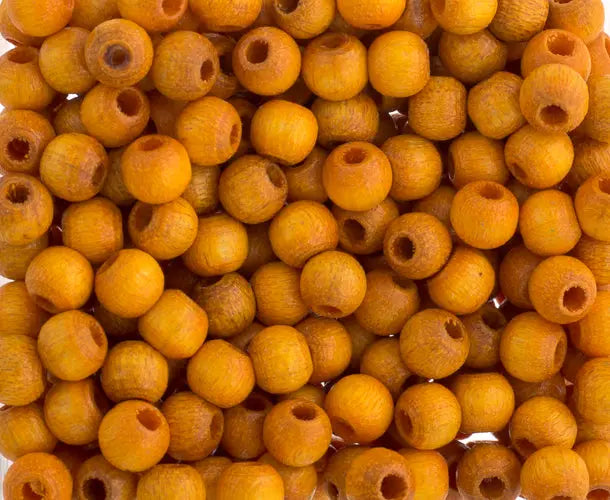 Euro Wood Beads Round 4mm 