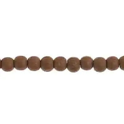 Euro Wood Beads Round 4mm - Cosplay Supplies Inc