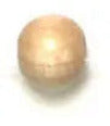 Euro Wood Beads Round 5mm 