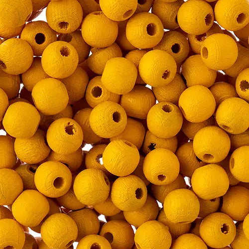 Euro Wood Beads Round 6mm - Cosplay Supplies Inc