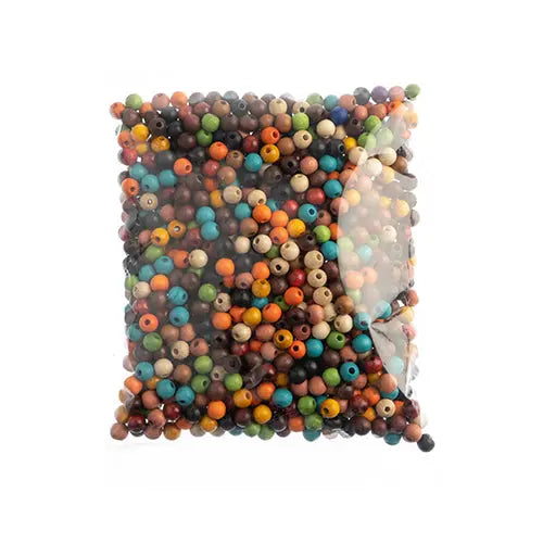 Euro Wood Beads Round 6mm 