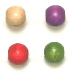 Euro Wood Beads Round 6mm 